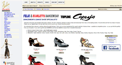 Desktop Screenshot of felixdancewear.co.uk